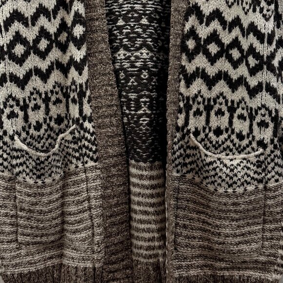 American Eagle Outfitters Open Cardigan Women XS Brown - Picture 2 of 9